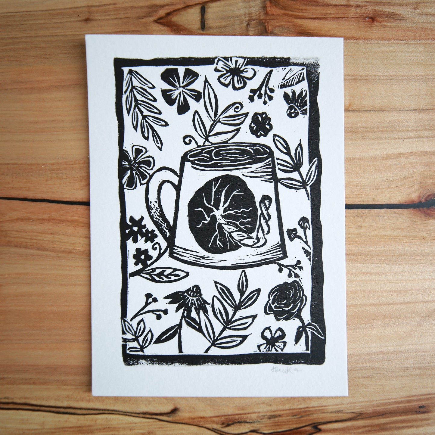 PREORDER: Floral Placenta Mug Print