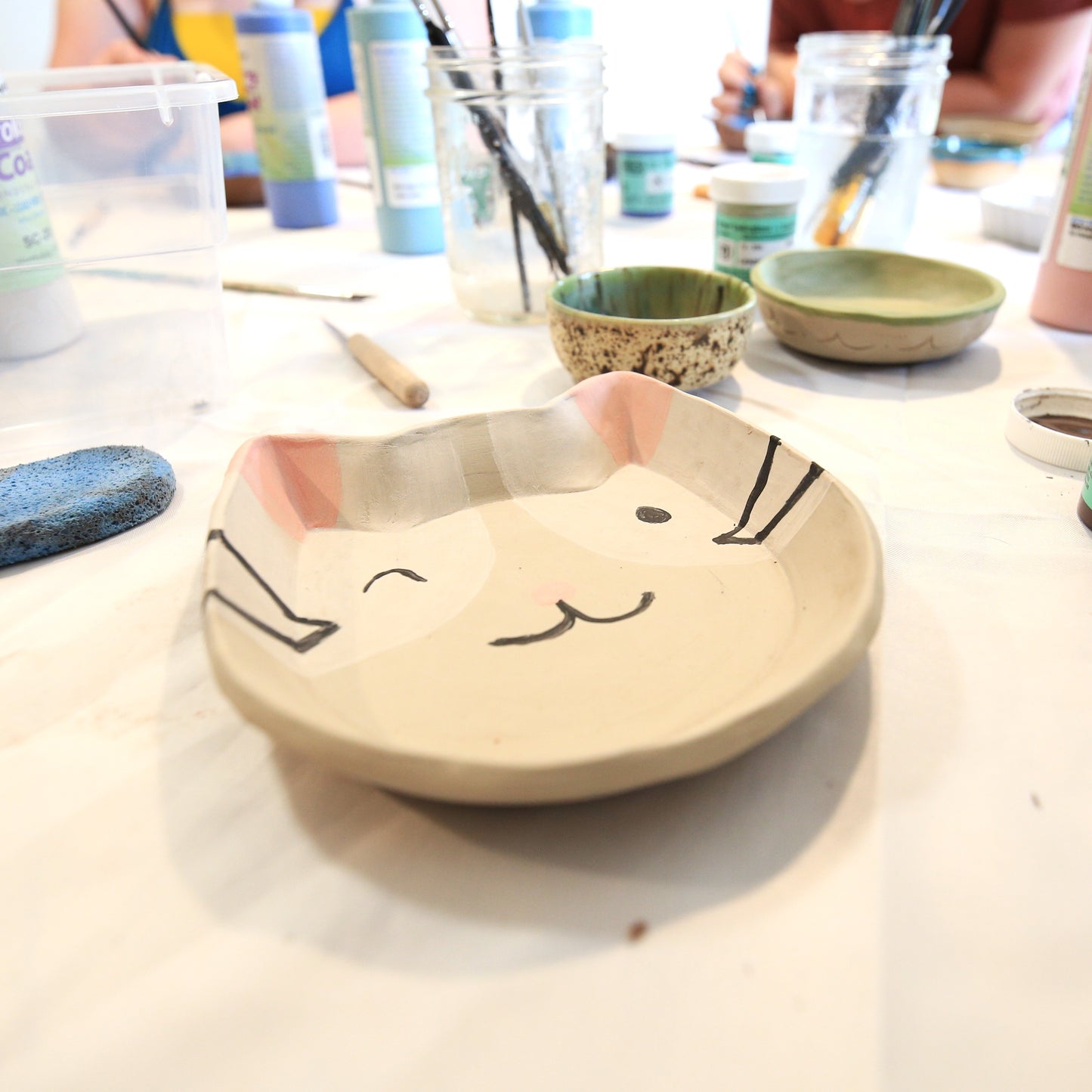 Pottery with Cats