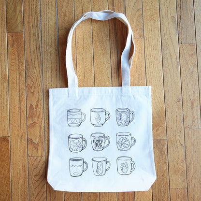Small Lumpy Mug Canvas Tote