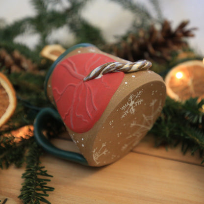 Holiday Placenta Mug w/Gold