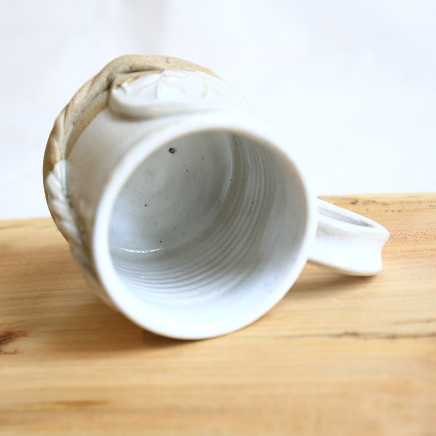 SECONDS Rustic White Placenta Mug